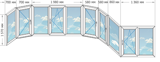 Теплое остекление балконов в домах серии П-3М