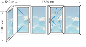 Цены на остекление балконов и лоджий в домах серии II-49 размером 3100x1500